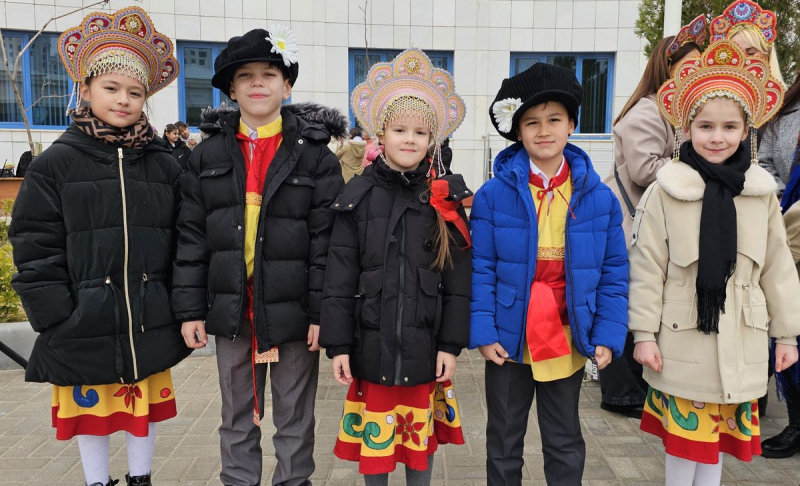 В туркмено-российской школе имени А.С. Пушкина отметили Масленицу