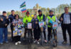 К 80-летию Победы: в Рязани торжественно встретили участников велопробега