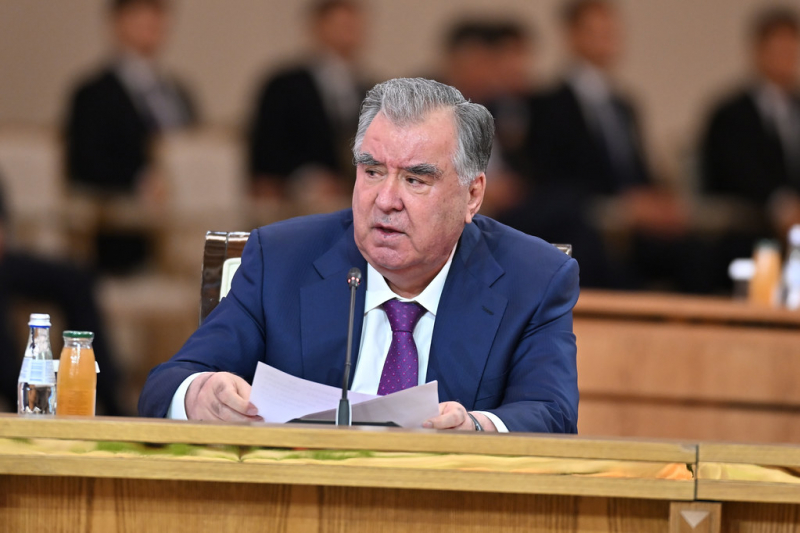 Эмомали Рахмон выступил за укрепление многосторонних отношений с Италией