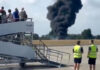 В лондонском аэропорту Саутенд сразу после взлета разбился самолет