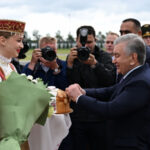 Как Шавката Мирзиёева встретили в Беларуси — фото