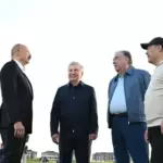 Лидеры стран Центральной Азии и Азербайджана приняли участие в открытии гольф-клуба в Чолпон-Ате