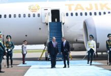 Президент Таджикистана прибыл в Астану для участия в открытии турнира «Игры будущего — 2026»