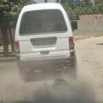 В Кашкадарье водитель привязал собаку к Damas и протащил её по дороге — видео