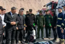 В туркменском секторе Каспия прошло учение по предупреждению и ликвидации техногенных ЧС