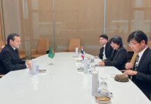 Посол Туркменистана встретился с Генеральным директором Департамента по делам Южной Азии, Ближнего Востока и Африки