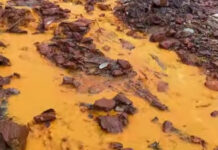 Река стала оранжевой: шахтные воды загрязнили водоем в ВКО