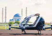 В Казахстане впервые совершён полёт беспилотного пассажирского такси