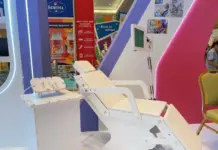 В Туркменистане разработали детское стоматологическое кресло с экраном