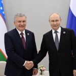Шавкат Мирзиёев и Владимир Путин провели встречу в Бишкеке