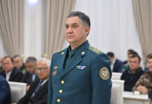 В Хорезмской области назначен новый начальник УВД