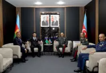 Военная делегация Туркменистана приняла участие в выставке ADEX-2026 в Баку