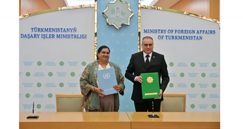 ЮНИСЕФ и ЮНФПА подписали рабочие планы на год с Правительством Туркменистана