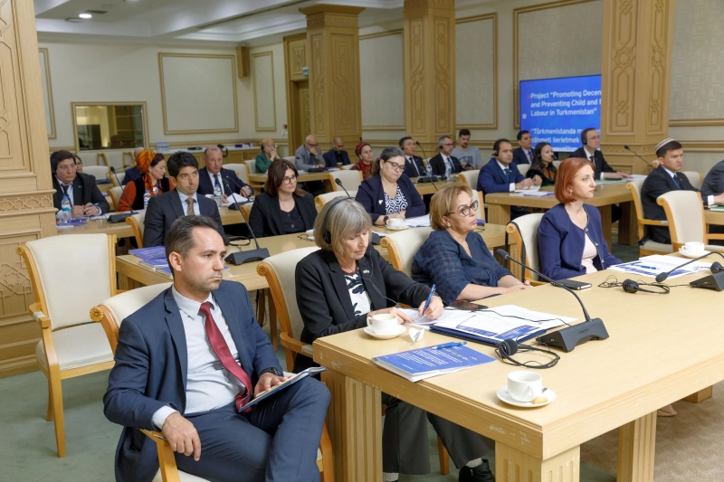 Стартовал проект МОТ по продвижению достойного труда в Туркменистане