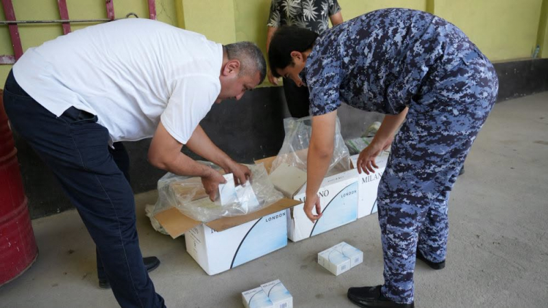 В Душанбе из незаконного оборота изъяли 2000 пачек сигарет без акцизных марок