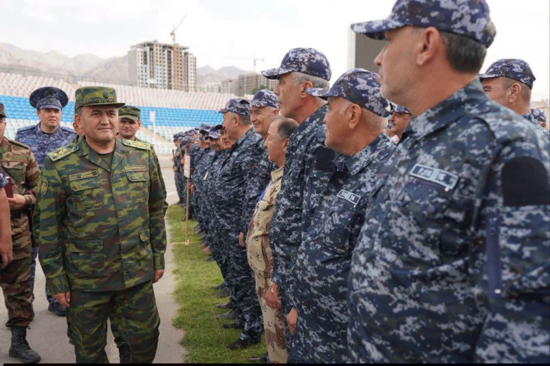 Министр обороны Таджикистана принял участие в проверке территориальной обороны в Худжанде