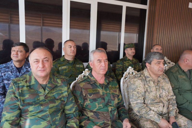 На полигоне «Чорук-Дарон» завершились масштабные военные учения