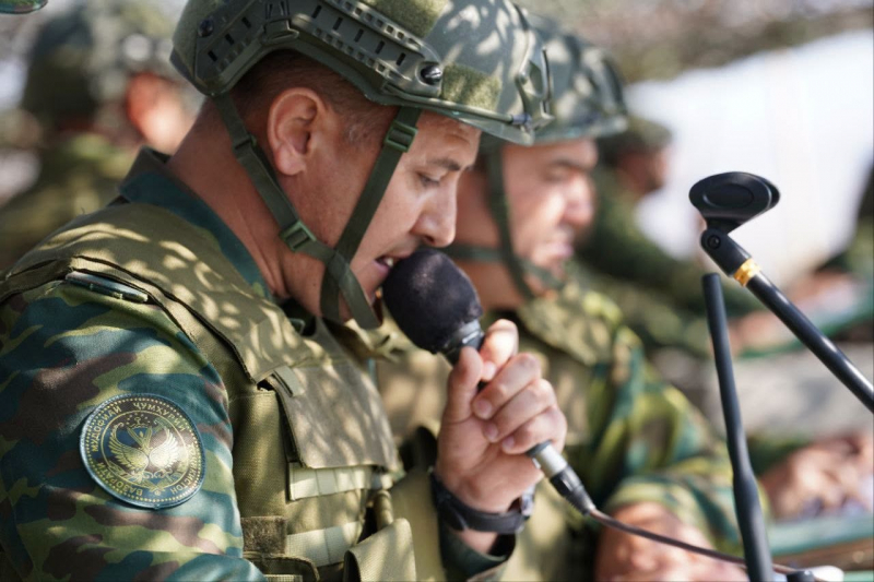 На полигоне «Чорук-Дарон» завершились масштабные военные учения