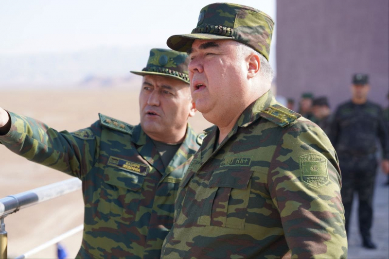 На полигоне «Чорук-Дарон» завершились масштабные военные учения