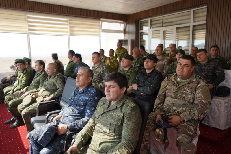 На полигоне «Чорук-Дарон» завершились масштабные военные учения