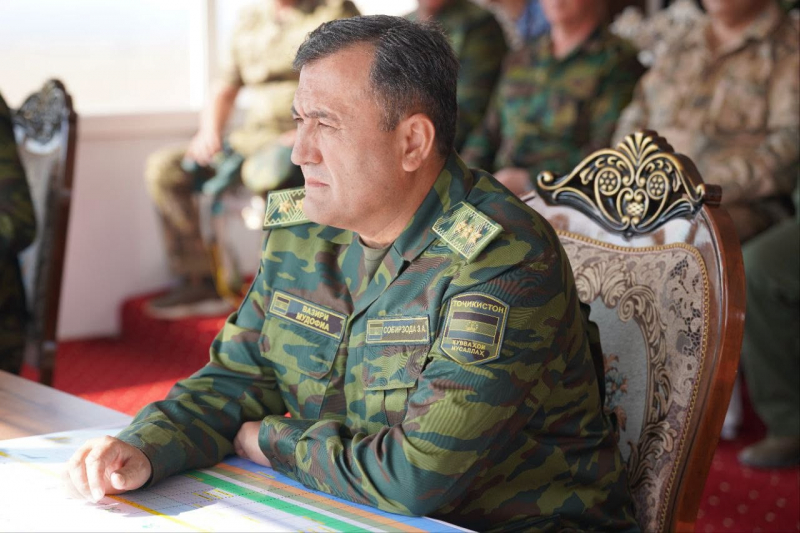 На полигоне «Чорук-Дарон» завершились масштабные военные учения