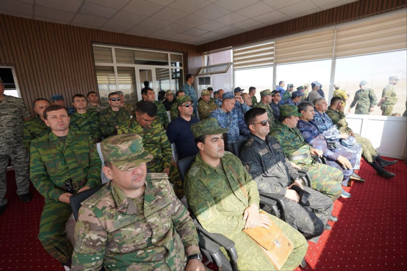 На полигоне «Чорук-Дарон» завершились масштабные военные учения