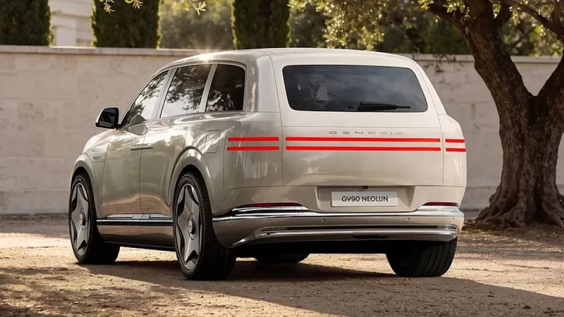 Genesis представил люксовый электрокроссовер GV90 с дверями по типу Rolls-Royce