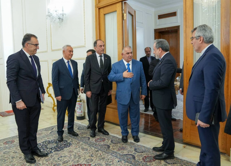 Глава МИД Ирана встретился с делегацией Таджикистана в Тегеране
