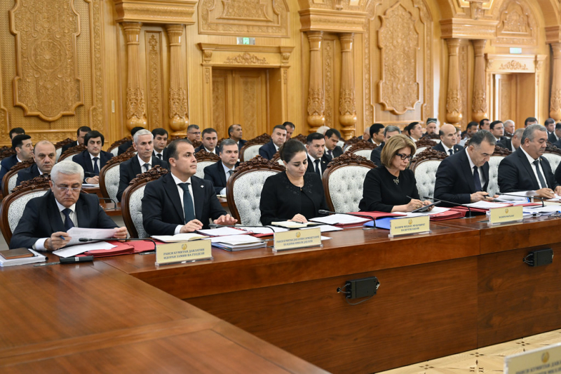 Состоялось заседание Правительства Республики Таджикистан